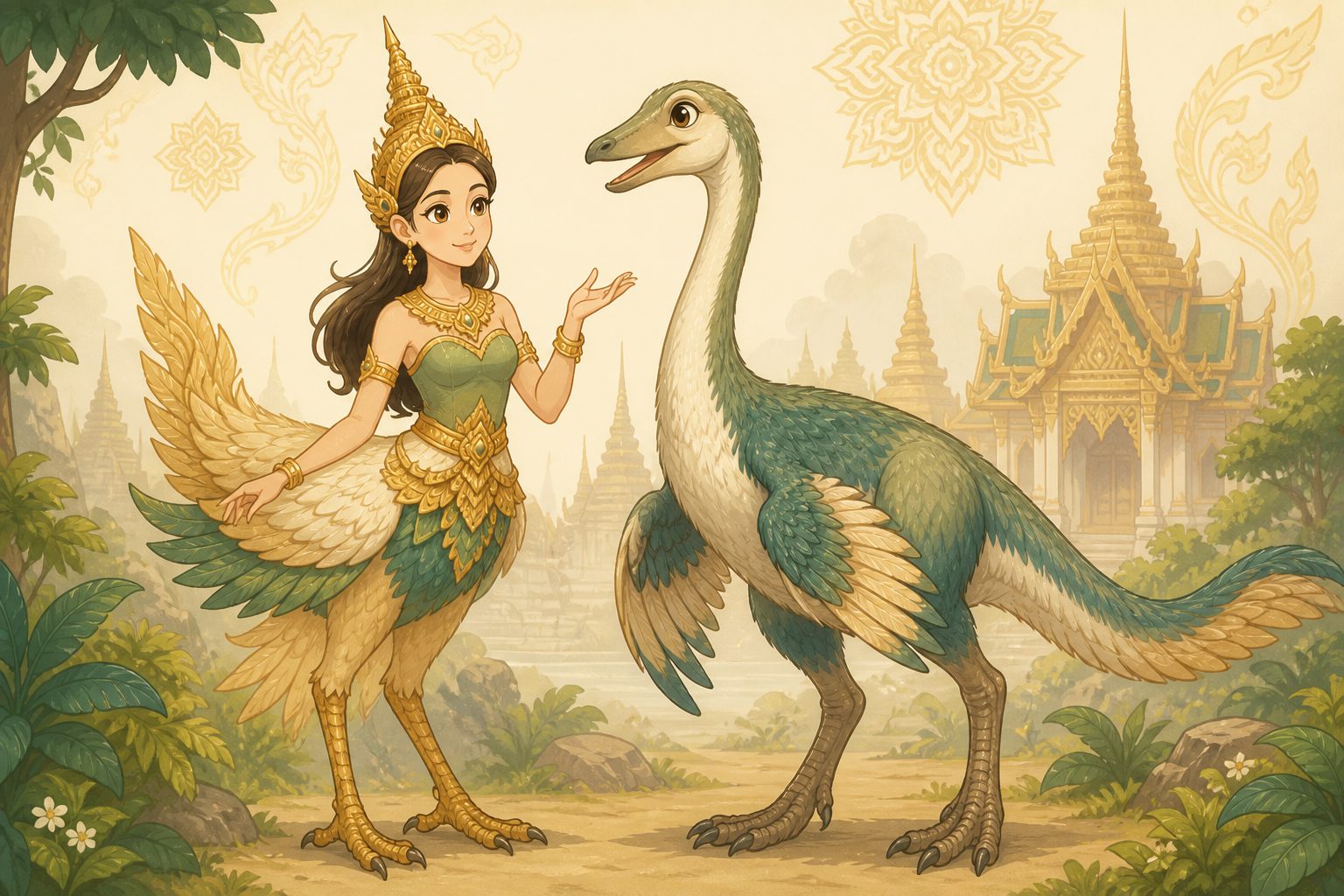 ชื่อไดโนเสาร์ไทยเล่าเรื่องอะไร — กินรี ท้าวสุรนารี และเจ้าฟ้า