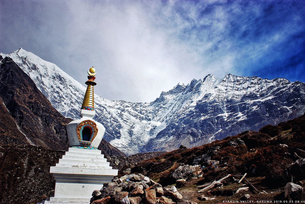 หุบเขา Langtang ในเขตราสุวา เนปาล — พื้นที่ใกล้ชายแดนทิเบตที่ได้รับผลกระทบจากน้ำป่า