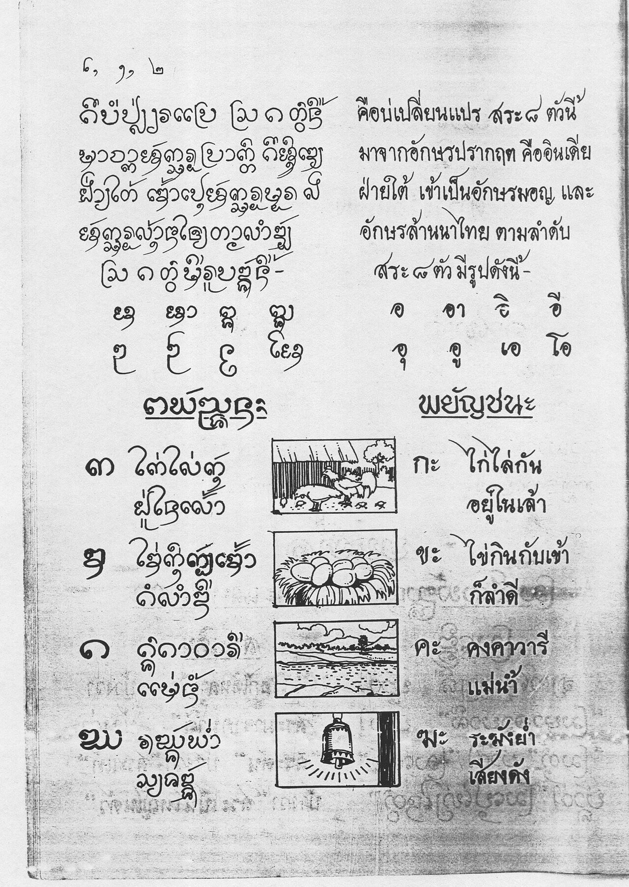 ตัวอักษรภาษาไทย