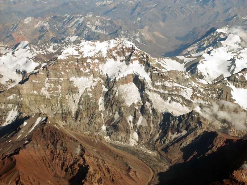 ยอดเขา Aconcagua ในเทือกแอนดีส
