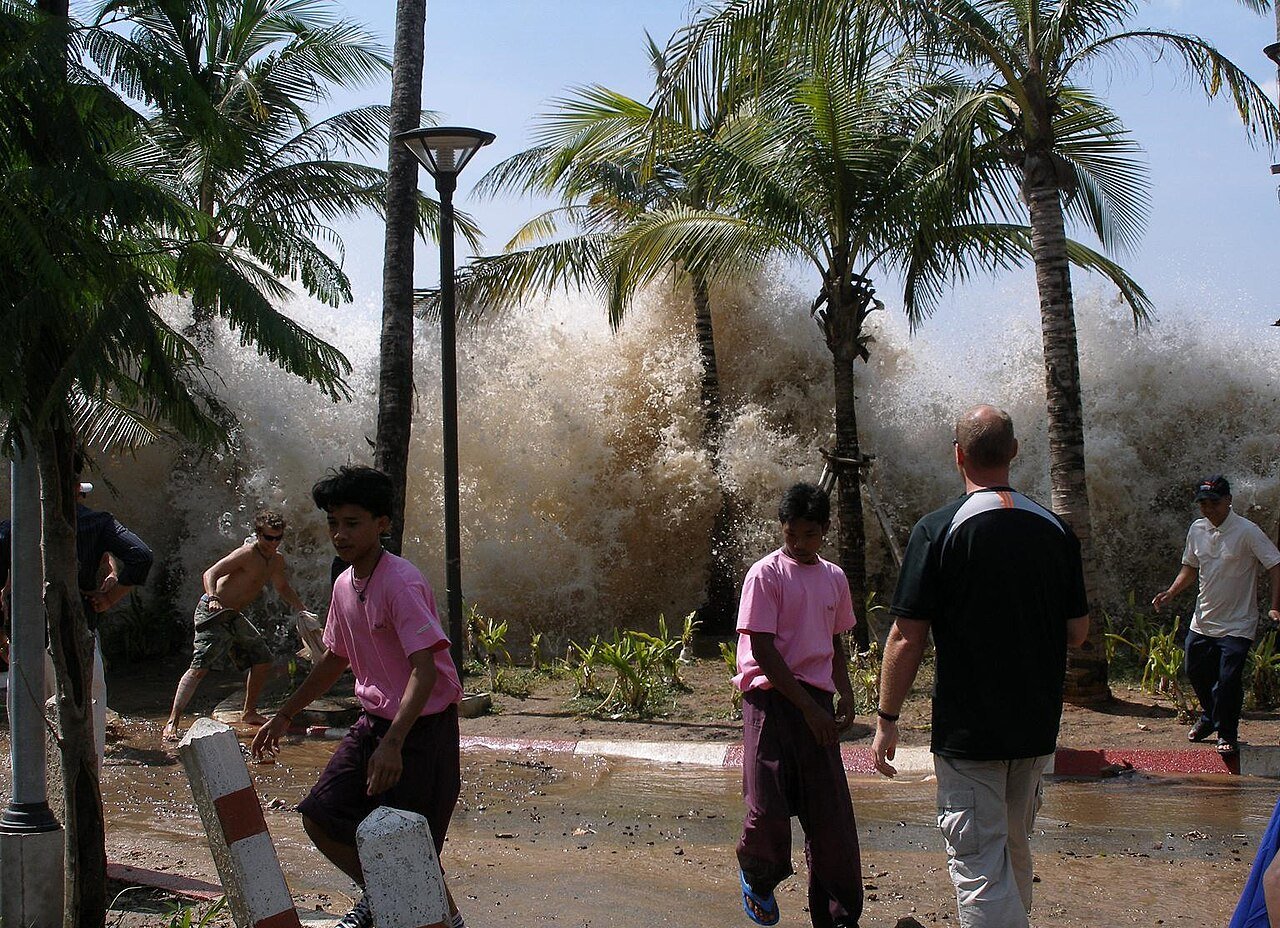 คลื่นสึนามิซัดชายหาดปี 2004