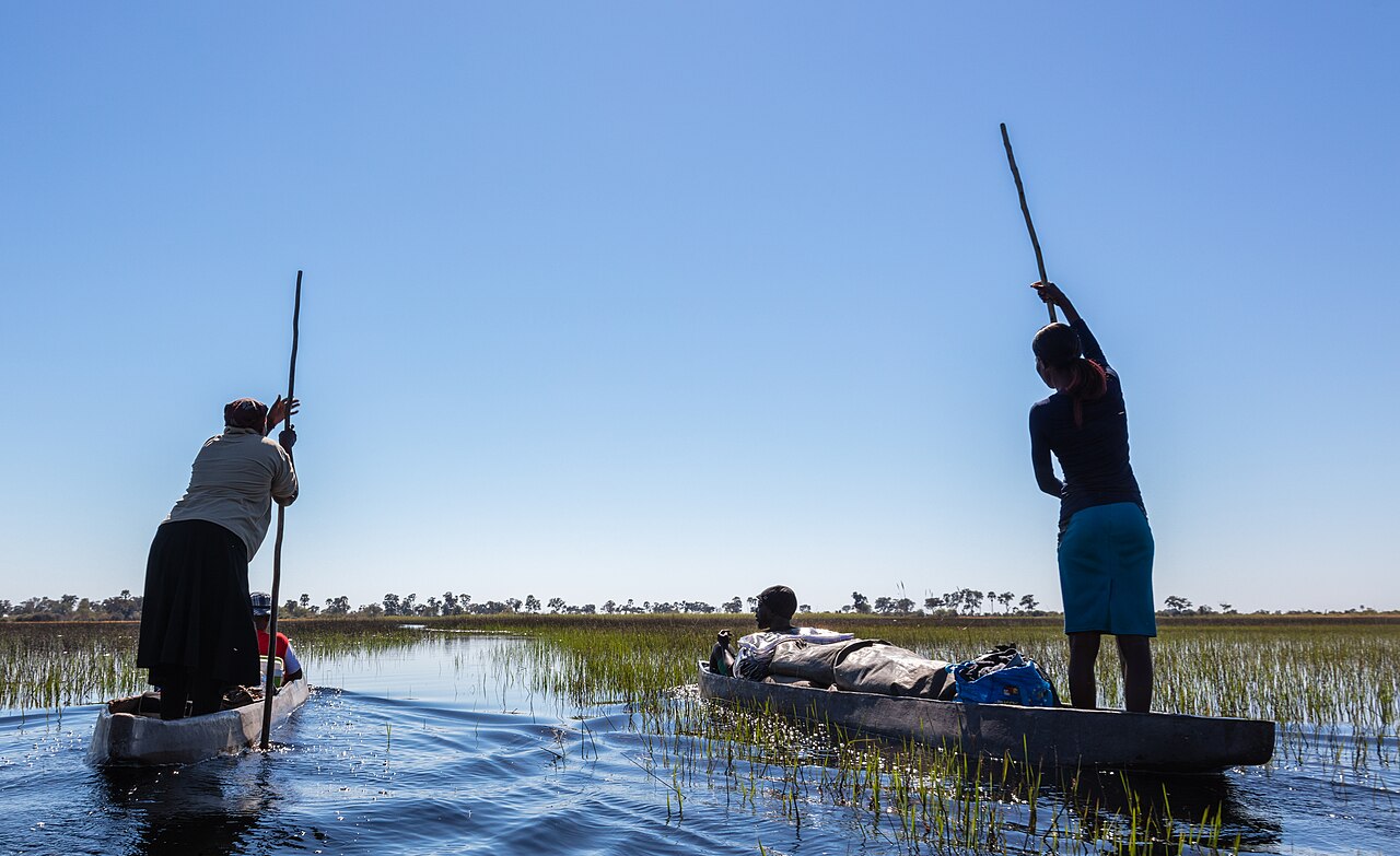 สิ่งมหัศจรรย์บอตสวานา (Botswana) — สามเหลี่ยมปากแม่น้ำโอคาวังโก แม่น้ำที่ไหลไปจบกลางทะเลทราย