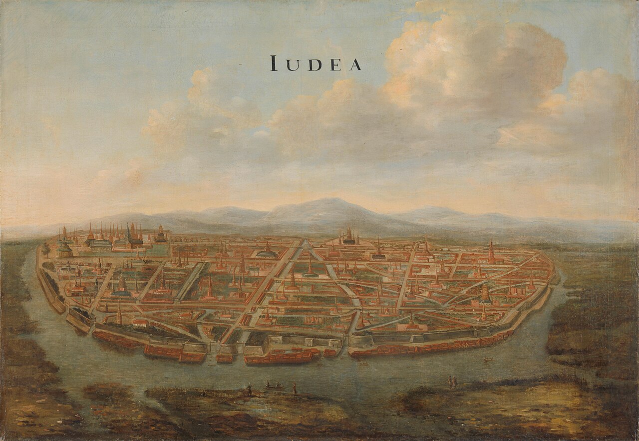 ภาพวาดเมืองอยุธยา “Iudea” โดยโยฮันเนส วิงบูนส์