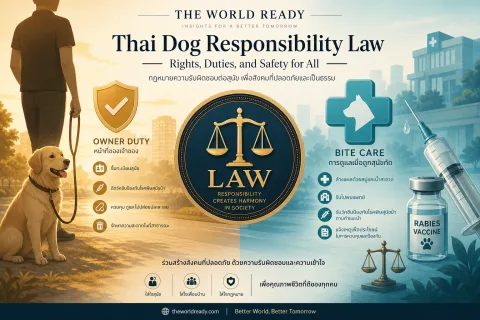 สุนัขกัดคน — กฎหมายเจ้าของต้องรับผิดอะไร ค่ารักษาและวัคซีนพิษสุนัขบ้า