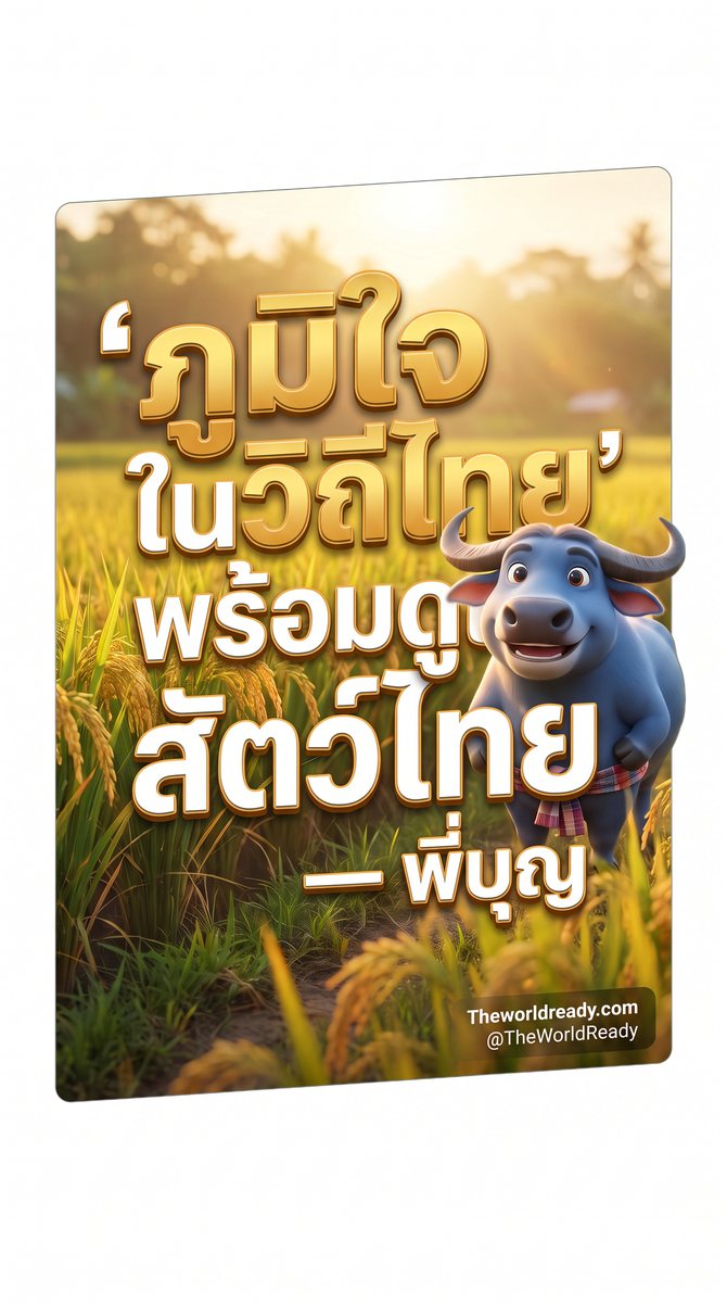 คำคม EP 04: ภูมิใจในวิถีไทย พร้อมดูแลสัตว์ไทย