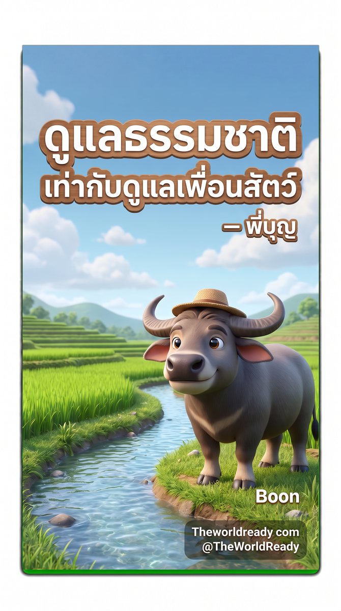 คำคม EP 09: ดูแลธรรมชาติ เท่ากับดูแลเพื่อนสัตว์
